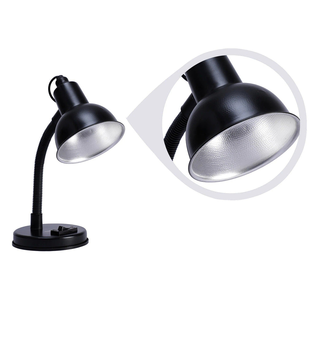Black Aluminium Genevieve Table Lamp – Modern Designer Desk Lamp for Home & Office