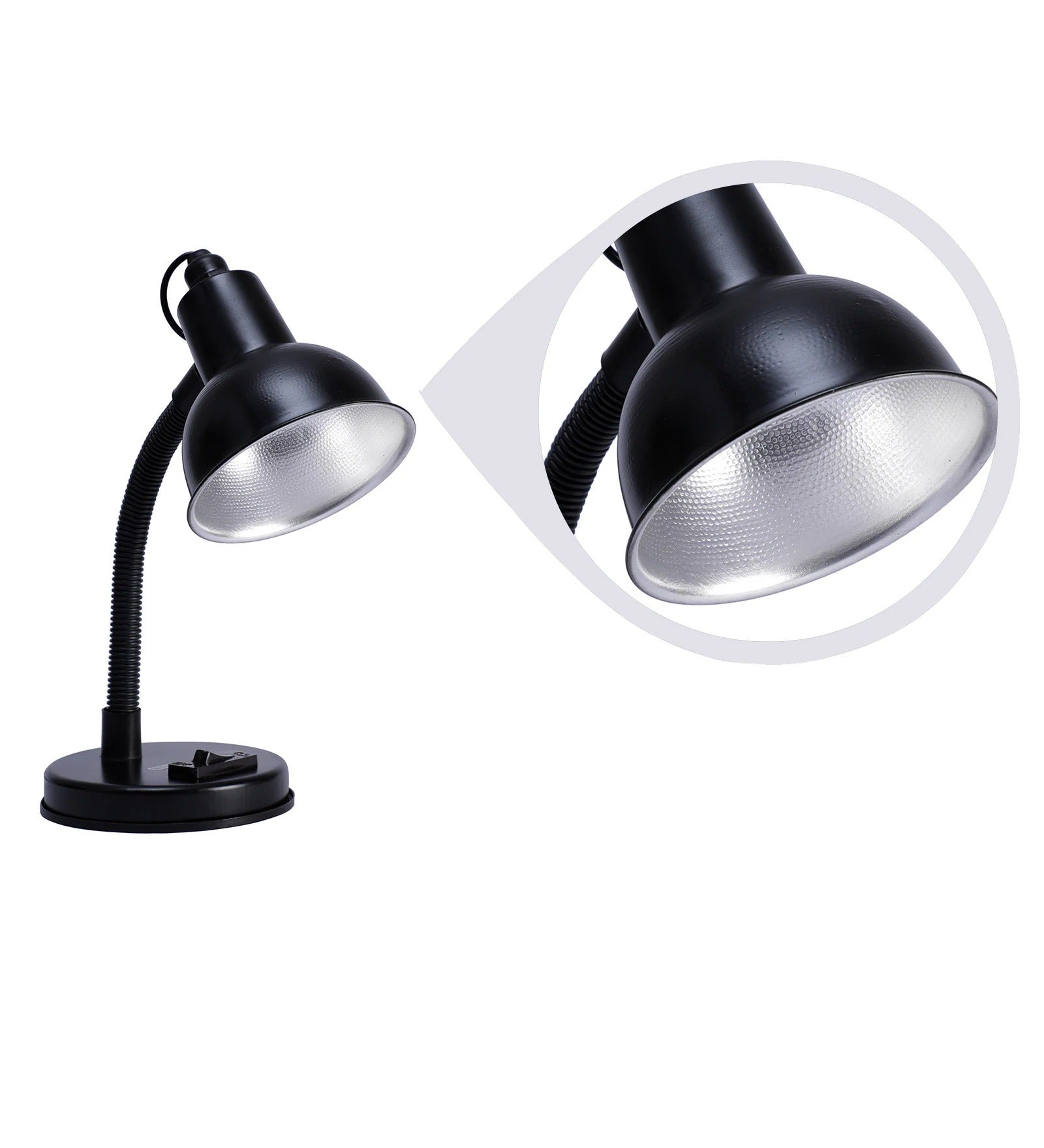 Black Aluminium Genevieve Table Lamp – Modern Designer Desk Lamp for Home & Office