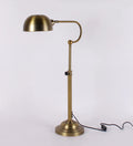 Antique Brass Study Lamp – Premium Metal Desk Lamp for Home, Office & Luxury Interiors